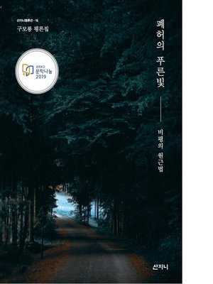 cover image of 폐허의 푸른빛 : 비평의 원근법-산지니 평론선15